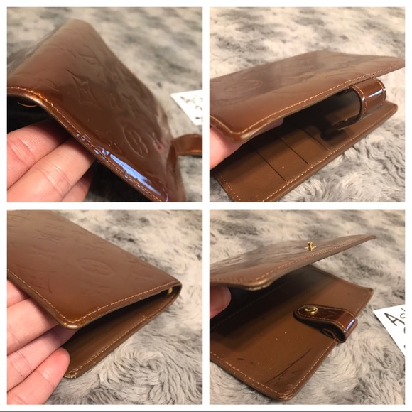 Authentic Louis Vuitton Bronze Agenda PM - Picture 5 of 8
